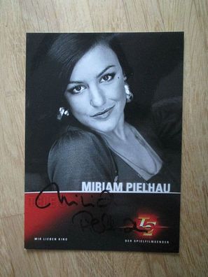 Sat1 Fernsehmoderatorin Miriam Pielhau - handsigniertes Autogramm!!!