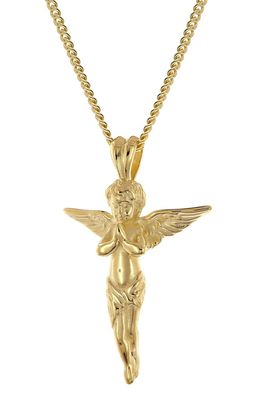 trendor Schmuck Kreuz-Anhänger Gold 333/8K an vergoldeter Silberkette 28162