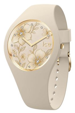 Ice-Watch Quarzuhr für Damen ICE Flower S Elfenbeinfarbene Grazie 025898