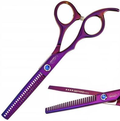 Gepard Superior Friseur Effilierschere, zum schattieren, für das Friseurstudio 6,0"
