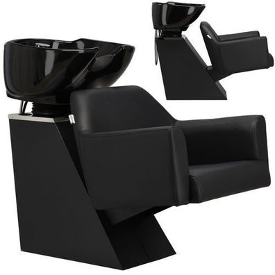 Waschbecken Milos, Friseursalon, Barbershop, Keramikschüssel, Armatur, Handbrause