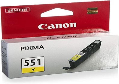 Canon Tintenpatrone CLI-551 Y gelb yellow - 7 ml für PIXMA Drucker Original