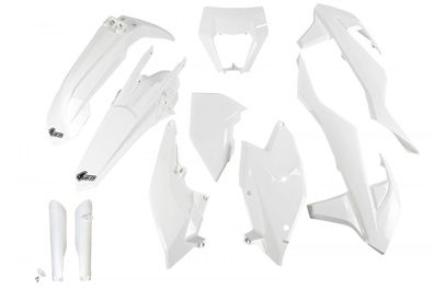 Verkleidungssatz Plastiksatz plastic kit fork passt an Ktm Exc 125 250 17-19 w