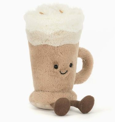 Jellycat Fun Series Plüschtiere und Früchte - Fun Latte - 18 cm