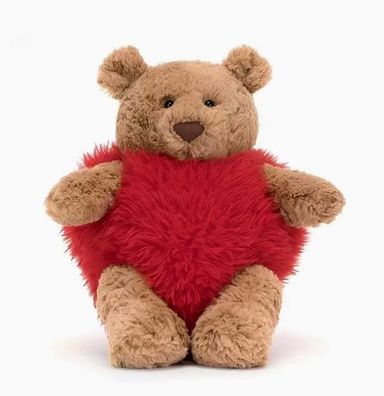 Jellycat Plüschtier - Bartholomew Bär mit Herz (26 cm)