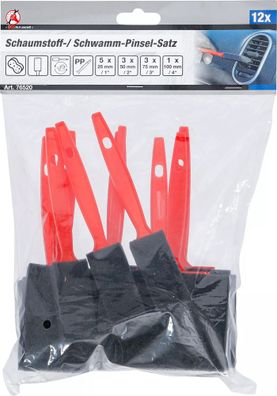 BGS Technic Pinsel-SetFlachpinsel, Schaumstoff- / Schwammpin