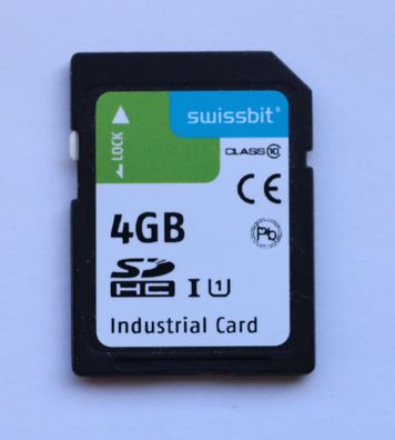 4 GB Swissbit SDHC Industrial SFSD4096L1BN2TO-I-Q2-151 SD SLC NAND S-220 Secure HC