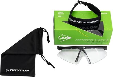 Dunlop Squashbrille Junior schwarz