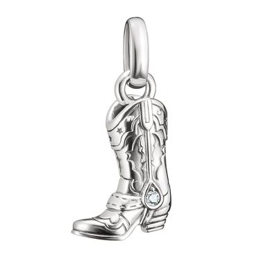 Thomas Sabo Schmuck Charm-Anhänger Cowboystiefel Connect Silber CC1325-643-14