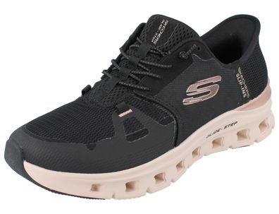 Skechers Slip-ins Glide Step Pro Damen Schlupfsneaker schwarz rose Mesh