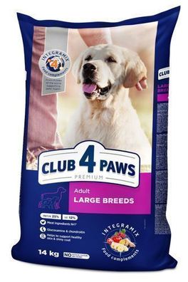 CLUB 4 PAWS HUND 14 kg ADULT für große Rassen