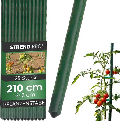 Stange Garden SB 20 2100 mm, Stahl Kunststoff, grün, Pflanzen- und