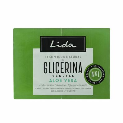 100% Natürliches Seifenset AUS Glycerin UND ALOE VERA 2 x 125 gr