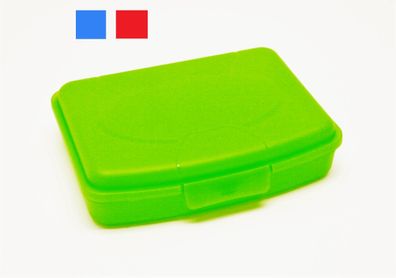 Proviantbox Pausenbrot Snack Box mittel flach ca.18,5x14x4cm verschiedene Farben