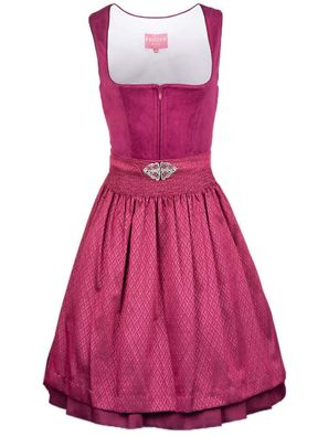 Krüger Dirndl Alisha 60cm Länge beere - Größe: 44