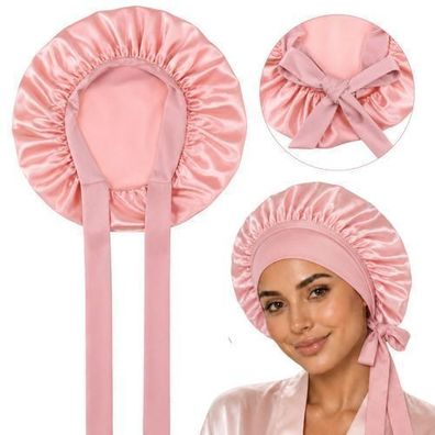 Strähnenhaube rosa zum Binden - Friseurhaube für Strähnchen