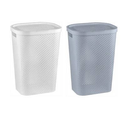 Wäschekorb Weschäbehälter Wäschetruhe 60 L in zwei Farben Curver Infinity