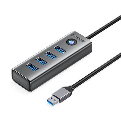 Orico USB 3.0 Hub 4-Port Aluminium 5 Gbit/s Multi USB Verteiler