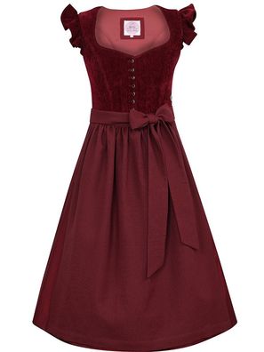 Dirndl Hochwinkel 70cm Länge wine