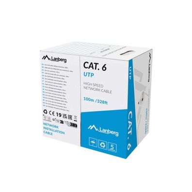 UTP starres Netzwerkkabel der Kategorie 6 Lanberg LCU6-11CU-0100-S