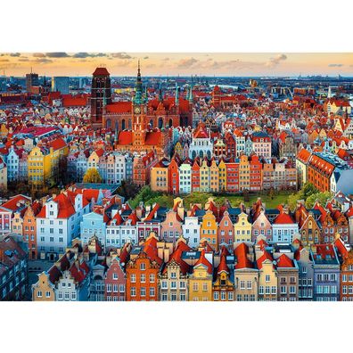Puzzle Photo Odyssey Blick auf Danzig, Polen, 1000 Teile, 68 x 48 cm