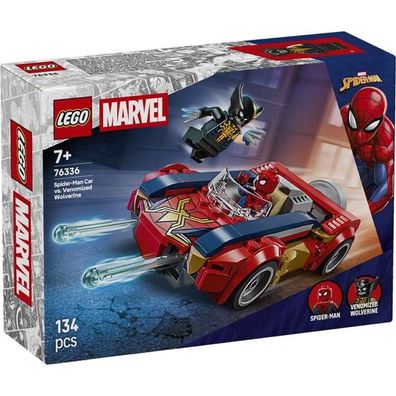Marvel - 76336 Spider-Man Auto vs. Venomized Wolverine