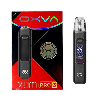 OXVA Xlim Pro 3 Creamic Black E-Zigarette, befüllbares Pod-System