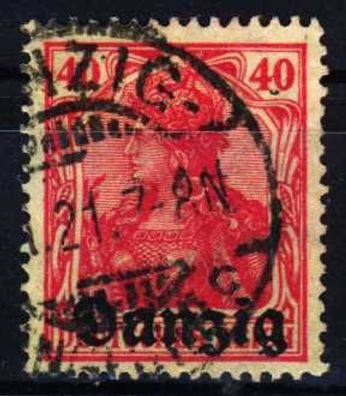 DANZIG 1920 Nr 6 gestempelt X12993E