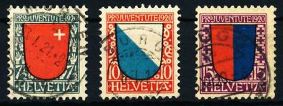 Schweiz PRO Juventute Nr 153-155 gestempelt X4C648E
