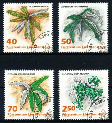 Liechtenstein 1992 Nr 1045-1048 gestempelt SA19042