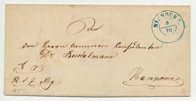 Altdeutschland BRIEF Nienburg X72545E