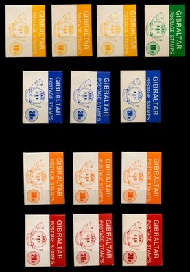 Gibraltar Markenbox LOT mit 13 Heftchen X7D2022