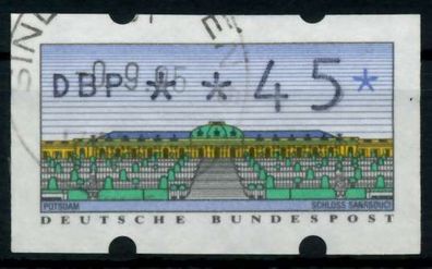 BRD ATM 1993 Nr 2-1.1-0045 gestempelt X96DEB2