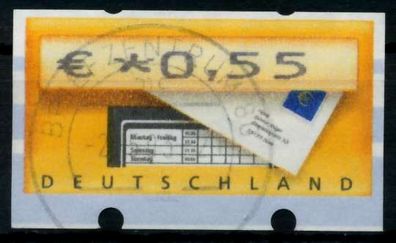 BRD ATM 2002 Nr 5-1-0055 gestempelt X970692