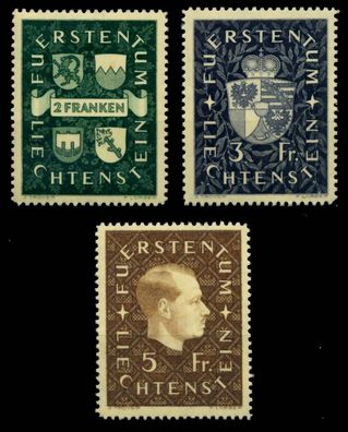 Liechtenstein 1939 Nr 183-185 postfrisch X6A8B5A