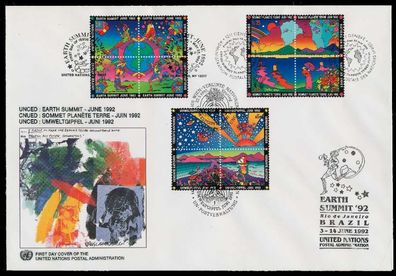 UNO NEW YORK Nr TRIO FDC 2 BRIEF X7BD6EA
