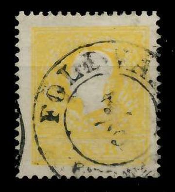 Österreich 1858 Nr 10Ib gestempelt ATTEST X7C223E