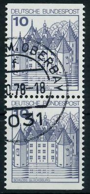 BRD BUND Zusammendruck Nr 913CIu+913DIu gestempelt SENKR X9360A2