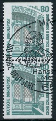 BRD BUND Zusammendruck Nr 1342Cu+1342Du gestempelt SENKR X93A59E