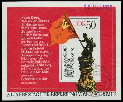 DDR BLOCK Kleinbogen Block 42 gestempelt X0F144E