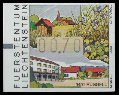 Liechtenstein Automatenmarken Nr 17-070 postfrisch X284D36