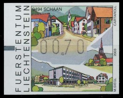 Liechtenstein Automatenmarken Nr 20-070 postfrisch X284D46