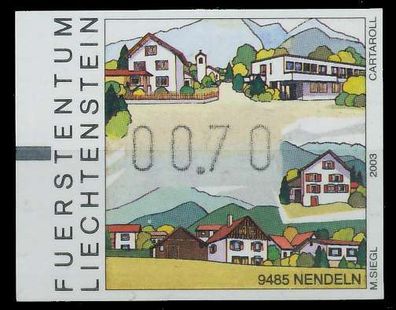 Liechtenstein Automatenmarken Nr 12-070 postfrisch X284D4A