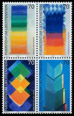 Liechtenstein 1998 Nr 1067-70 VB1 postfrisch Viererbloc X28E5D6