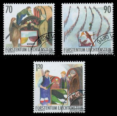 Liechtenstein 2003 Nr 1333-1335 gestempelt X2987F6