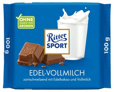 Ritter Sport Edel-Vollmilch Tafel (100 g)