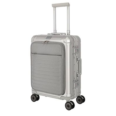 Travelite Next 2.0 4w Trolley S, Vortasche 079846, silber, Unisex