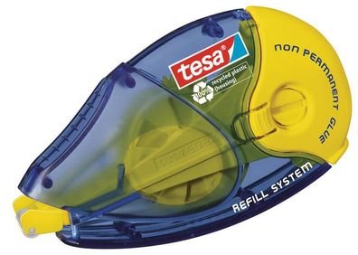 tesa Kleberoller nicht permanent ecoLogo, Nachfüllroller 14m x 8,4mm