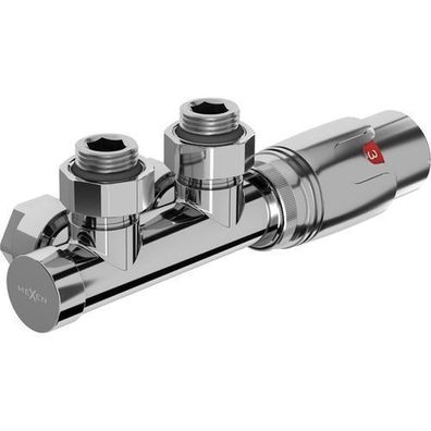 Mexen G00 Thermostat-Set Chrom DN50 Eckig