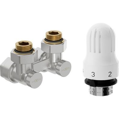 Mexen G04 Thermostatventil-Set Eck DN50 Nickel